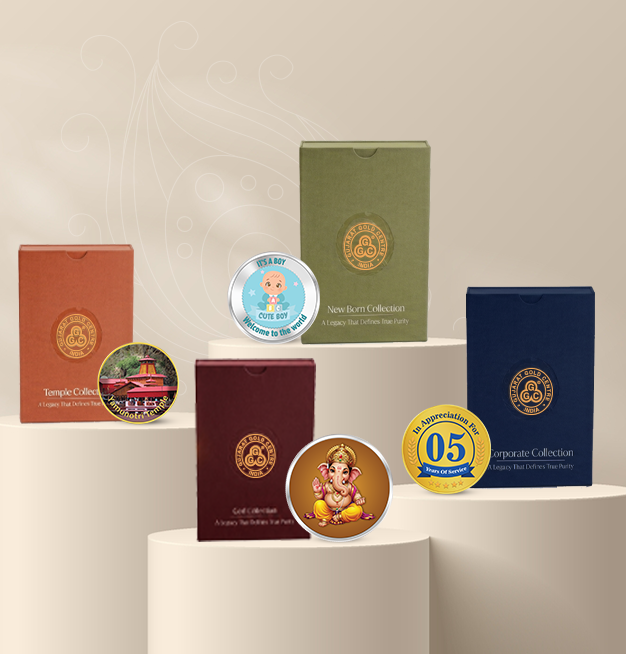 Corporate Gold Coin Gift Packaging Box