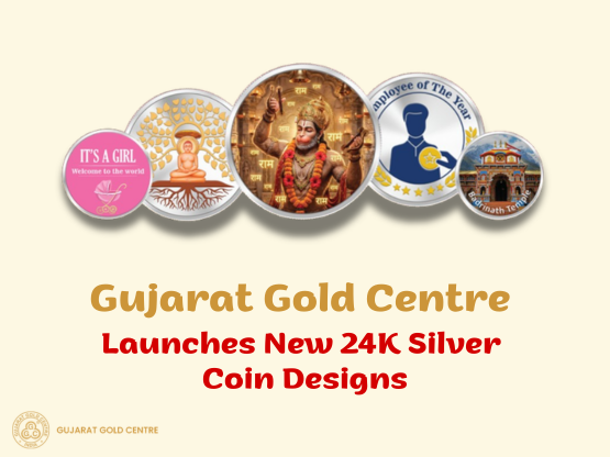 Gujarat Gold Centre Launches New 24K Silver Coin Designs
