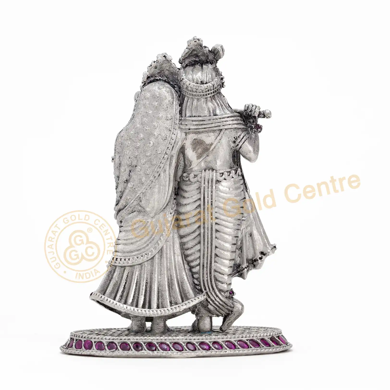 Pure 92.5 Silver Radha Krishna Idol 94gm