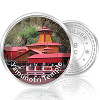 20gm GGC Badrinath Temple Silver Color Coin 24k (999.9)
