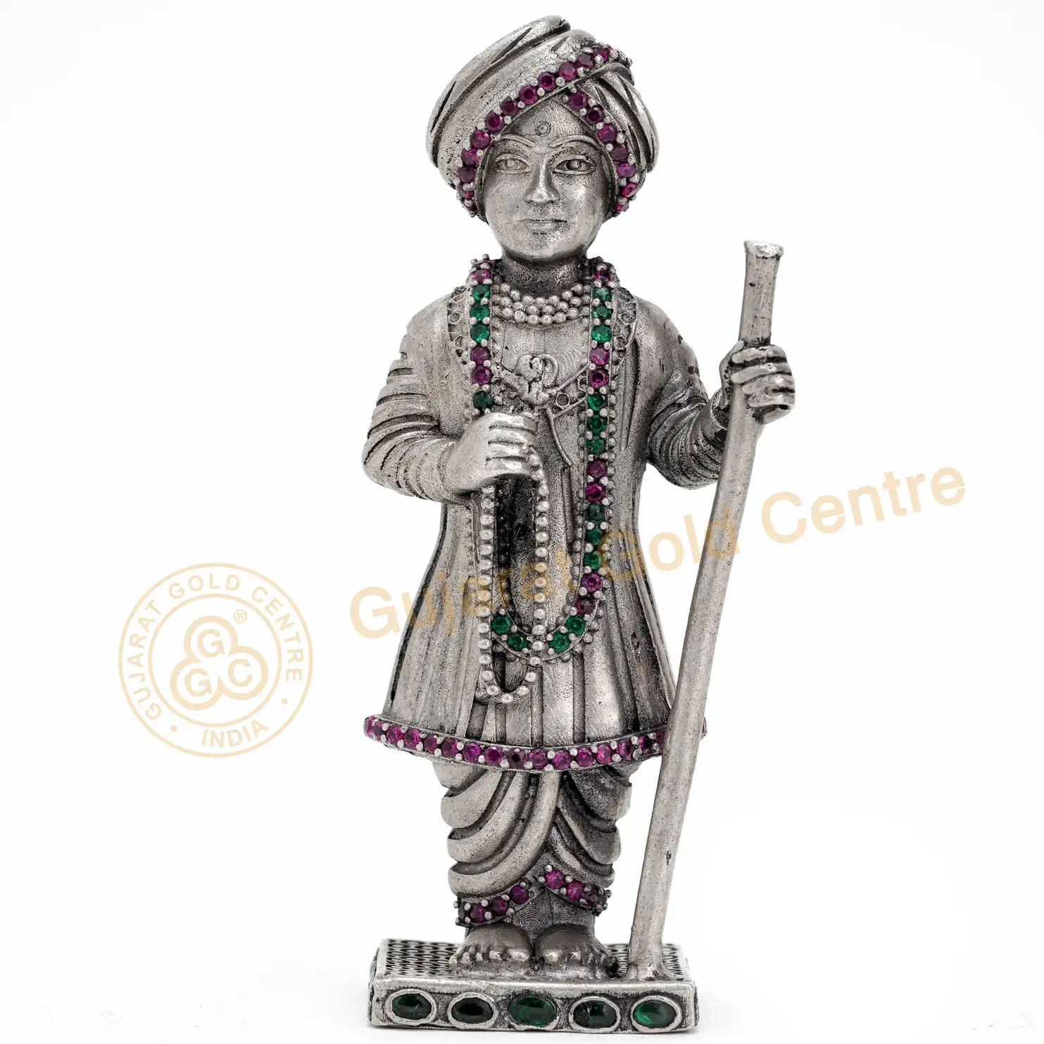 Pure 92.5 Silver Jalaram Bapu Idol 60gm for Pooja & Gifting