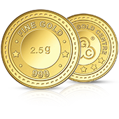 2.5gm GGC 24K Gold Coin